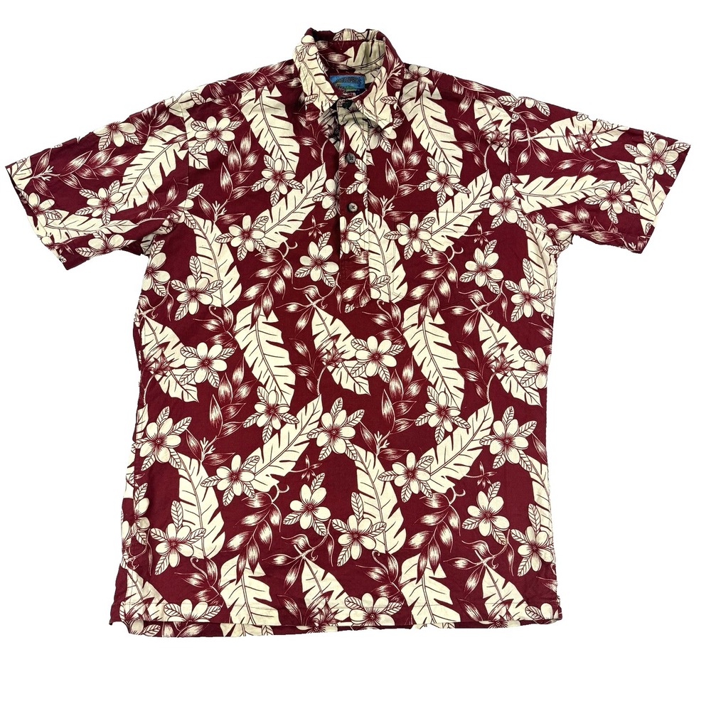 VTG Mens Joe Kealoha Hawaiian Shirt by Reyn Spooner Button Up Floral Red Sz XS